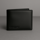 Durable Mens Black Leather Wallet