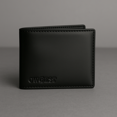 Durable Mens Black Leather Wallet