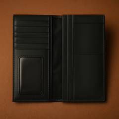 Luxury Full-Grain Long Leather Wallet
