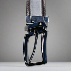 2 in 1 Reversible Leather Belt Double Stitch