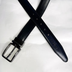 2 in 1 Reversible Leather Belt Double Stitch