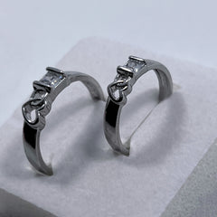 Beautifull Crafted Heart Couple Ring